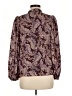 Intermix Purple Long Sleeve Blouse Size M - photo 2
