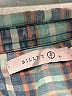 Billy T Plaid Blue 3/4 Sleeve Button-Down Shirt Size XL - photo 7