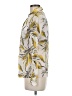 Tory Burch Print Yellow Long Sleeve Blouse Size 6 - photo 5