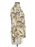 Tory Burch Print Yellow Long Sleeve Blouse Size 6 - photo 4