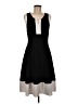 Bethany Color Block Gray Casual Dress Size M - photo 1