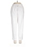 Ci Sono Solid White Casual Pants Size L - photo 1