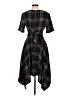 Elle Argyle Gray Casual Dress Size L - photo 2