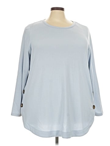 Cable & Gauge Long Sleeve Blouse (view 1)