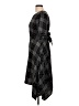 Elle Argyle Gray Casual Dress Size L - photo 5