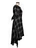 Elle Argyle Gray Casual Dress Size L - photo 4