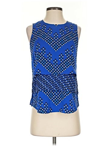 Diane von Furstenberg Sleeveless Silk Top (view 1)