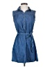 Universal Thread 100% Cotton Blue Casual Dress Size XS - photo 1
