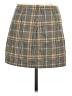 Pull&Bear Plaid Gray Casual Skirt Size M - photo 2