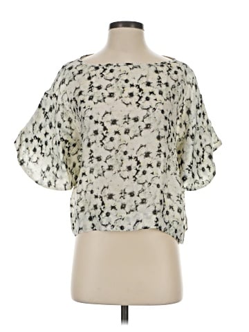 Paul & Joe Short Sleeve Silk Top (view 1)