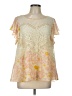 HD in Paris 100% Polyester Pink Short Sleeve Blouse Size 12 - photo 1
