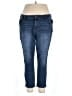 Natural Reflections Solid Blue Jeans Size 18 - photo 1