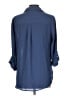 BCX 100% Polyester Solid Blue 3/4 Sleeve Blouse Size L - photo 2