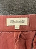 Madewell Solid Orange Burgundy Shorts Size L - photo 3