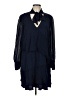 Parker 100% Polyester Blue Casual Dress Size L (estimated) - photo 1