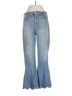 7 For All Mankind Hearts Blue Jeans Size 23 waist - photo 1