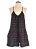Target 100% Cotton Plaid Blue Romper Size M - photo 1