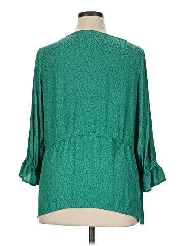 Evri 3/4 Sleeve Blouse (view 2)