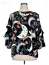 Alfani 100% Polyester Black 3/4 Sleeve Blouse Size XL - photo 1
