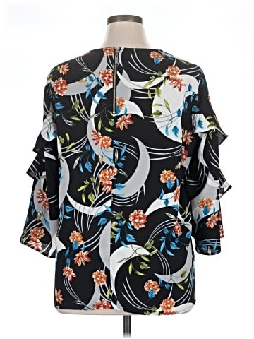 Alfani 3/4 Sleeve Blouse (view 2)