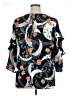 Alfani 100% Polyester Black 3/4 Sleeve Blouse Size XL - photo 2