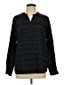 Larry Levine 100% Polyester Black Long Sleeve Blouse Size L - photo 1