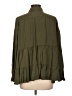Versona 100% Rayon Green Long Sleeve Blouse Size L - photo 2