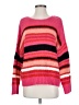 Allison Joy 100% Acrylic Stripes Pink Pullover Sweater Size S - photo 1