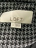 Ann Taylor LOFT Houndstooth Gray Blazer Size 12 - photo 6