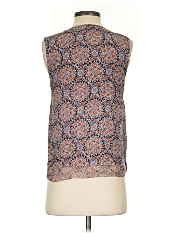 Intermix Sleeveless Silk Top (view 2)