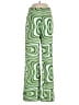 Shein 100% Polyester Print Green Active Pants Size 2 - photo 1