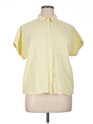 Ecothreads Short Sleeve Button-Down Shirt (view 1)
