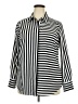 Nine West Stripes Black 3/4 Sleeve Blouse Size XL - photo 1