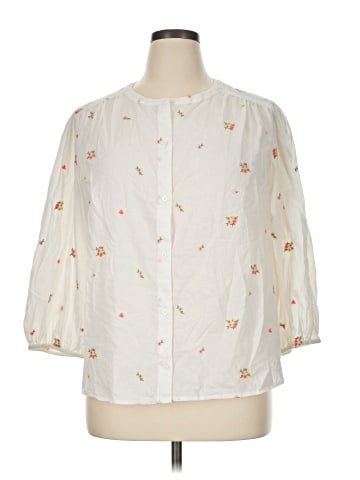 Old Navy 3/4 Sleeve Blouse (view 1)