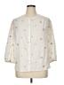 Old Navy 100% Polyester Ivory 3/4 Sleeve Blouse Size XL (tall) - photo 1