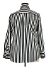 Nine West Stripes Black 3/4 Sleeve Blouse Size XL - photo 2
