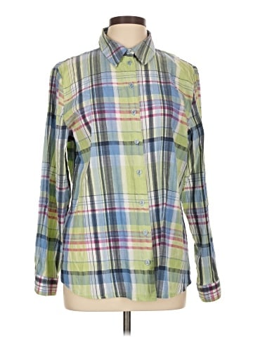 Allison Daley Long Sleeve Button-Down Shirt (view 1)