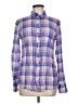 J.Crew Plaid Purple Long Sleeve Button-Down Shirt Size 6 - photo 1