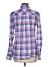 J.Crew Plaid Purple Long Sleeve Button-Down Shirt Size 6 - photo 2