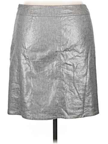 Eileen Fisher Faux Leather Skirt (view 2)