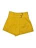 Intermix Solid Yellow Shorts Size 4 - photo 1