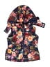 H&M 100% Polyester Floral Blue Raincoat Size 2 - 3 - photo 1