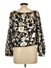 MSK 100% Polyester Gold Long Sleeve Blouse Size L - photo 2