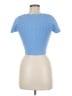 Papaya Blue Short Sleeve Top Size M - photo 2