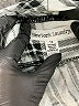 New York Laundry 100% Polyester Plaid Silver 3/4 Sleeve Blouse Size 1X - photo 7
