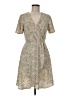 Monteau 100% Polyester Paisley Tan Casual Dress Size M - photo 1