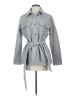 Caslon 100% Polyester Gray Coat Size S - photo 1