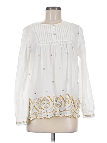 LOGO by Lori Goldstein Long Sleeve Blouse (view 1)