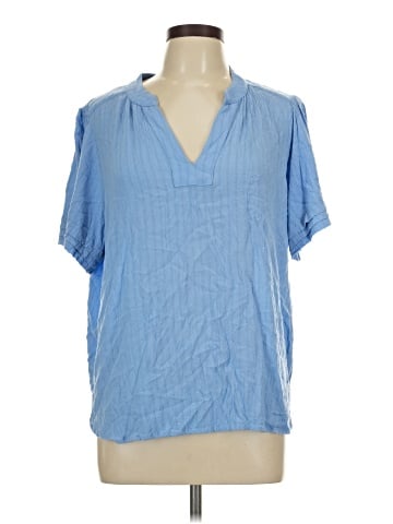 Well Worn Short Sleeve Blouse (view 1)