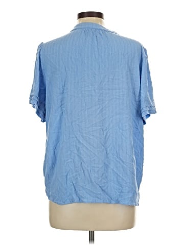 Well Worn Short Sleeve Blouse (view 2)
